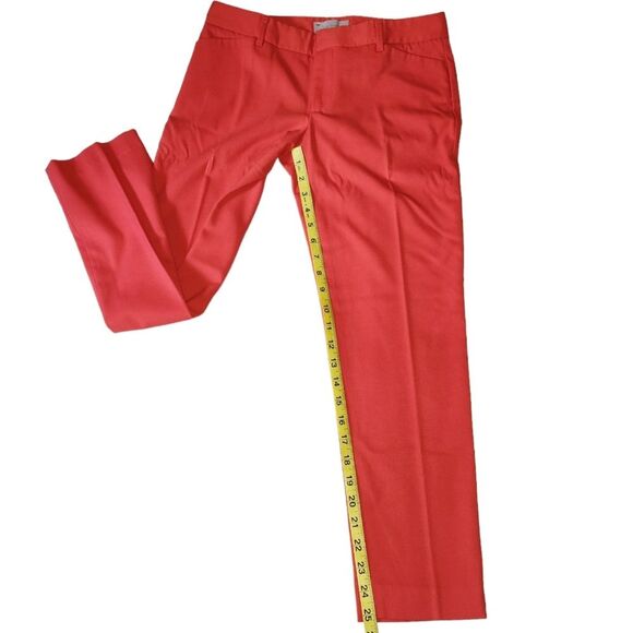 Gap Orange Slim Cropped Pants Tailored Ankle  Length Size 2 Great for office - Picture 7 of 9